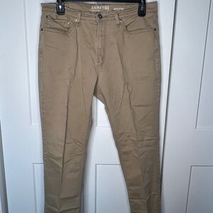 Signature by Levi Athletic Tan Straight Leg Pants Men's Size 36 x 30